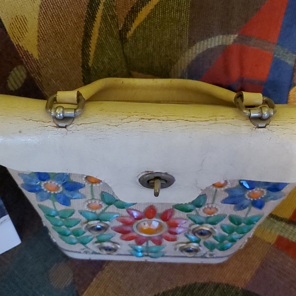 Enid Collins Flower Power Handbag - Picture 2 of 5
